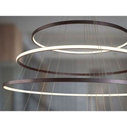 Odessa Lámpara 7 Aros D150 Bronce de Schuller