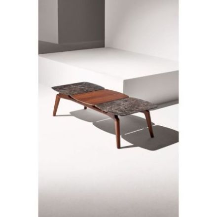 Mesa Mixta Trio de Nomon mármol Emperador