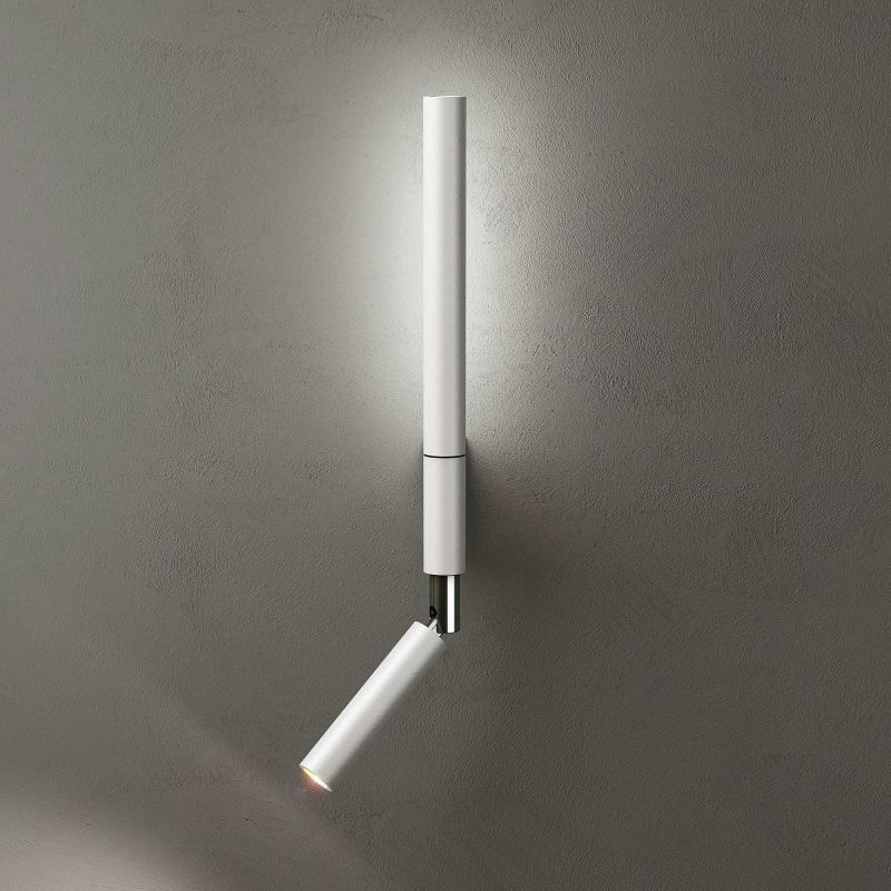 Canut, lámpara de pared para lectura con luz indirecta y un brazo móvil para lectura de Estiluz Canut, lámpara de pared para lectura con luz indirecta y un brazo móvil para lectura de Estiluz