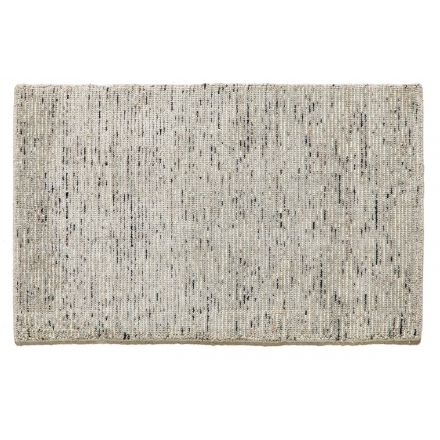 West, una alfombra de algodón y lana tejida a mano de Kuatro Carpets en color grey