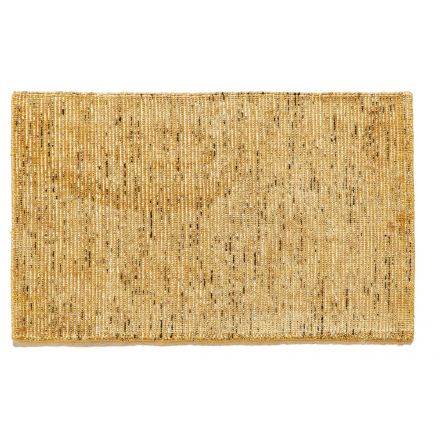 West, una alfombra de algodón y lana tejida a mano de Kuatro Carpets en color gold