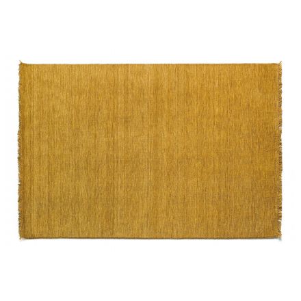 Moon, alfombra 100% de algodón en el color que más te guste y tejida a mano de Kuatro Carpets en color mustard