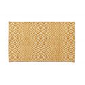 Field, una alfombra tejida a mano con un patrón que se hace grande y pequeño de Kuatro Carpets en color gold