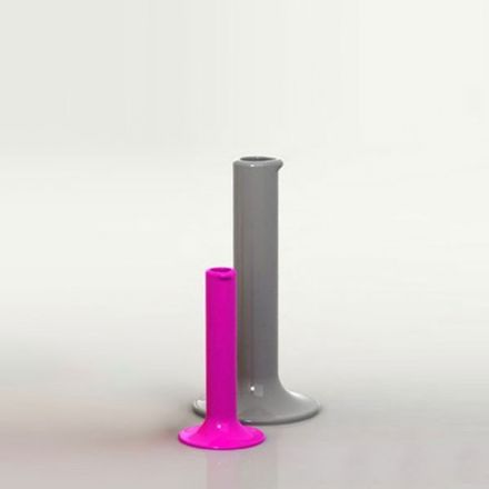 Florero Chemistubes Pipe VONDOM en Pink pequeño y Acero grande