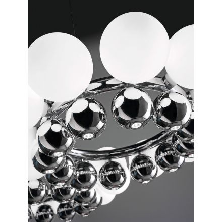 Lámpara de suspensión 24 Pearls de Vistosi