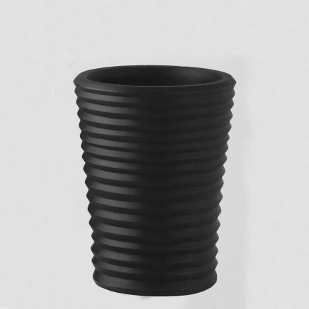 Maceta de diseño S-Pot SLIDE Design negro