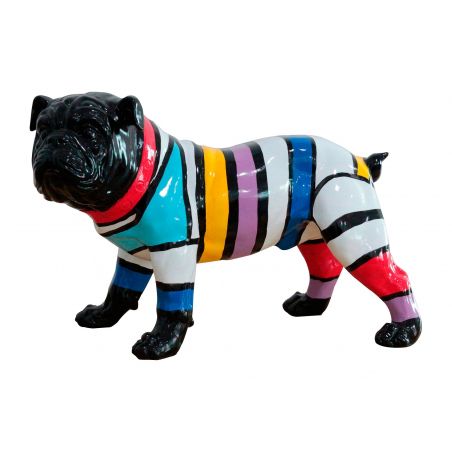 Figura Pq Bulldog Deco Franjas
