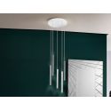 Lamp Varas Cromo-blanco 5 Dim  de Schuller