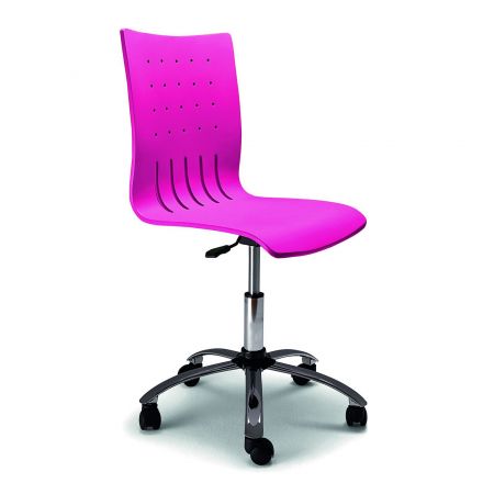 Silla de ordenador Teo Dissery rosa
