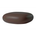 Reposapiés Chubby Low de Slide color marrón Chocolate Brown
