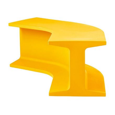 Banco modular Iron de Slide color amarillo Saffron Yellow