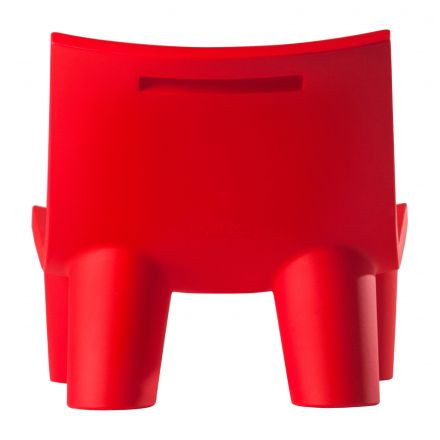 Parte de atrás Silla baja Low Lita de Slide color rojo Flame Red