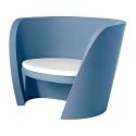 Sillón Rap Chair de Slide color azul Powder Blue soft antracita