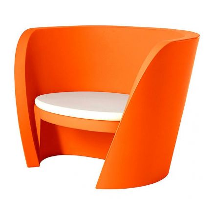 Rap Chair de Slide color naranja Pumpkin Orange soft antracita