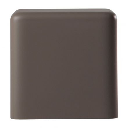 Frontal Taburete confort Soft Cubo de Slide color gris Argil Grey soft antracita