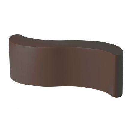 Banco Wave de Slide color marrón Chocolate Brown