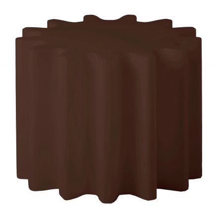 Mesa de centro Gear Low Table de Slide color marrón Chocolate Brown