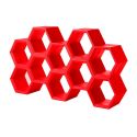 Hexa de Slide color rojo Flame Red
