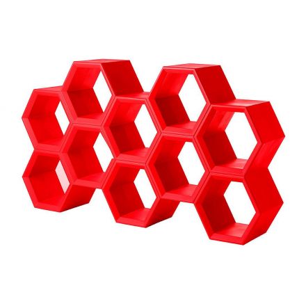 Hexa de Slide color rojo Flame Red