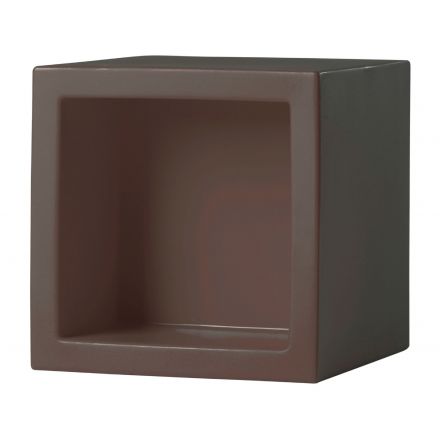 Display modular Open Cube 75 de Slide color marrón Chocolate Brown