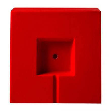 Parte de atrás Open Cube 75 de Slide color rojo Flame Red