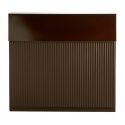 Frontal Cordiale de Slide color marrón Chocolate Brown
