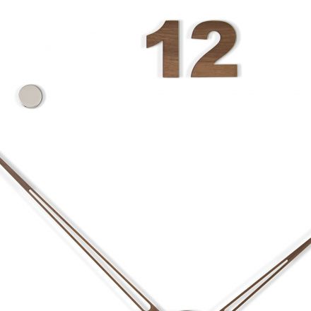 Reloj de pared de madera Axioma n Números Nomon, detalle números