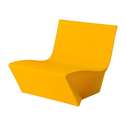 Silla baja Kami Ichi de Slide color amarillo Saffron Yellow