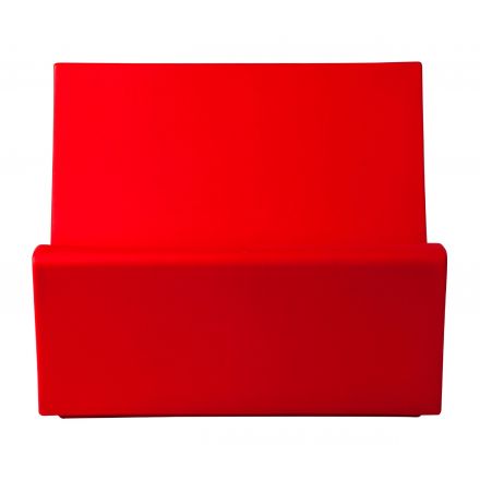 Frontal Silla baja Kami Ichi de Slide color rojo Flame Red
