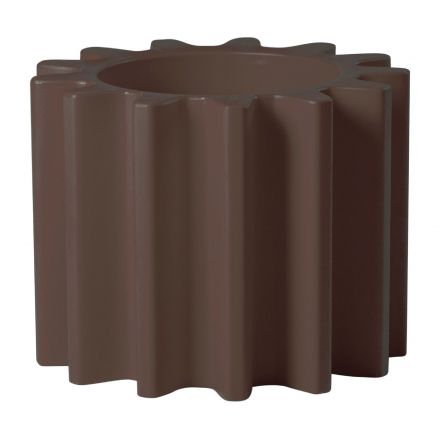 Maceta Gear Pot de Slide color marrón Chocolate Brown