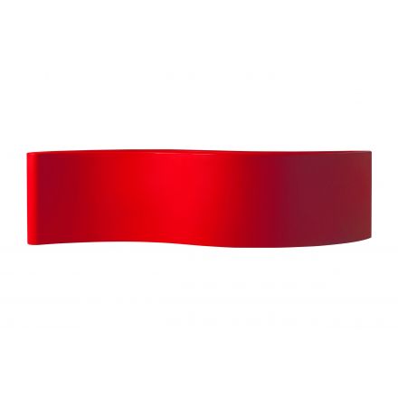 Frontal Wave Pot de Slide color rojo Flame Red