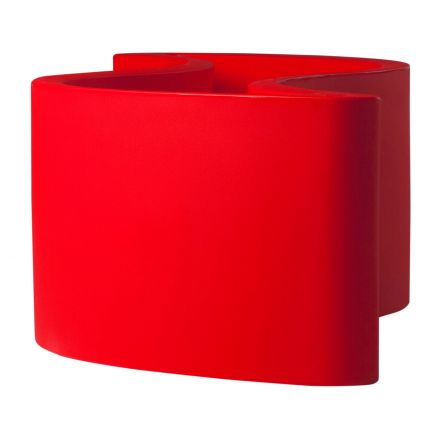 Lateral Maceta Wave Pot de Slide color rojo Flame Red