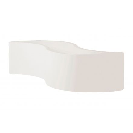 Maceta Wave Pot de Slide color blanco Milky White