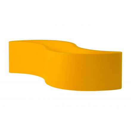 Maceta Wave Pot de Slide color amarillo Saffron Yellow