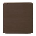 Frontal Quadra M de Slide color marrón Chocolate Brown