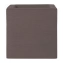Lateral Maceta Quadra M de Slide color gris Argil Grey
