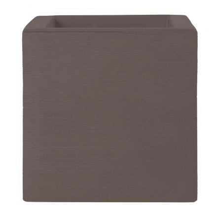 Lateral Maceta Quadra M de Slide color gris Argil Grey