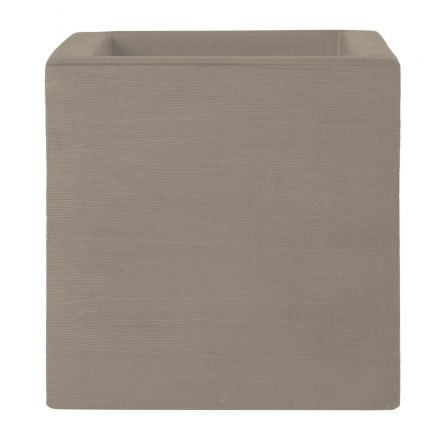 Lateral Maceta Quadra M de Slide color gris Dove Grey