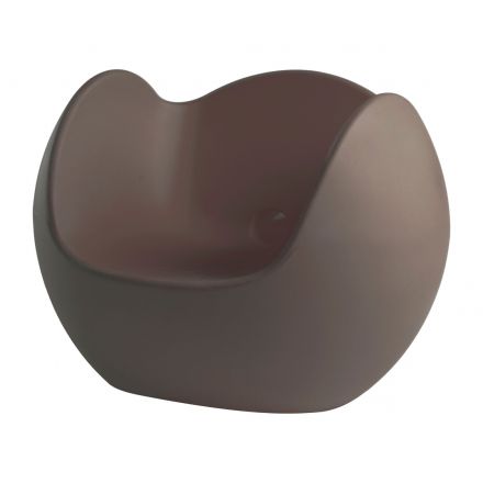 Sillón mecedora Blos de Slide color marrón Chocolate Brown
