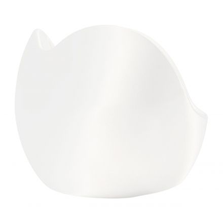 Lateral Sillón mecedora Blos de Slide color blanco Milky White
