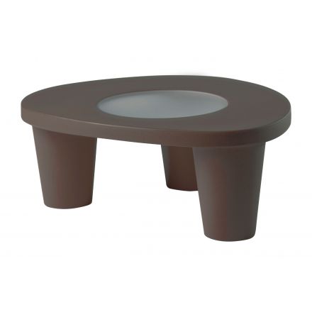 Low Lita Table de Slide color marrón Chocolate Brown
