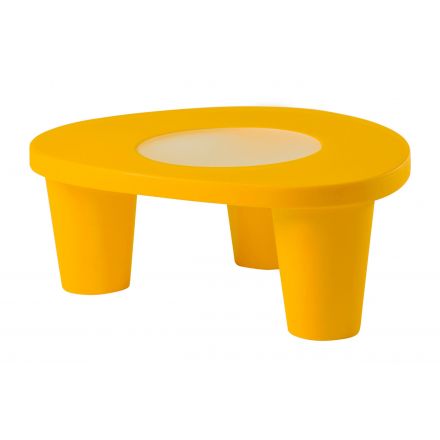 Mesa de centro Low Lita Table de Slide color amarillo Saffron Yellow