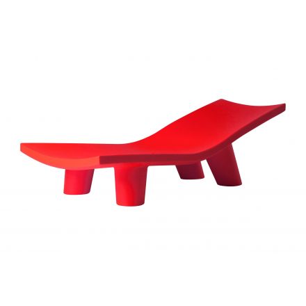 Chaiselongue Low Lita Lounge de Slide color rojo Flame Red