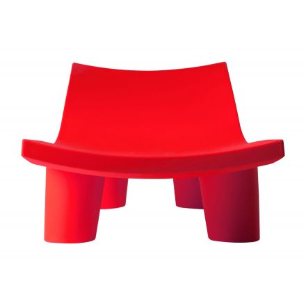 Frontal Low Lita Lounge de Slide color rojo Flame Red