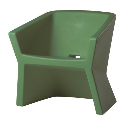 Sillón Exofa de Slide color verde Malva Green