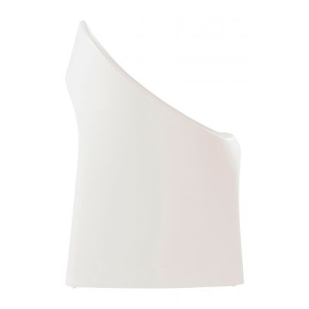 Lateral Silla Amélie de Slide color blanco Milky White