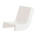 Silla baja Twist de Slide color blanco Milky White