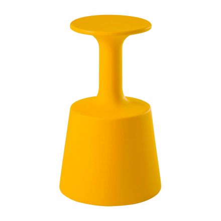Taburete alto Drink de Slide color amarillo Saffron Yellow
