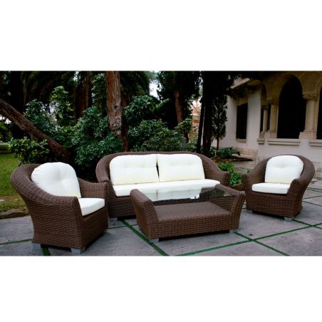Sofá y sillones de jardín Módena 
