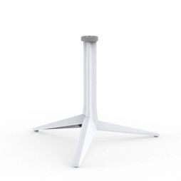 Faz, mesa con base de cristal, ideal para espacios abiertos de Vondom color basic blanco
